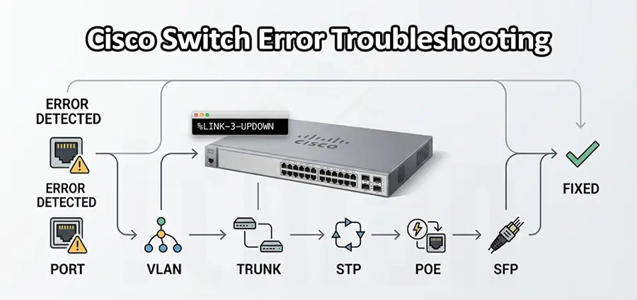 Cisco Switch Error Troubleshooting
