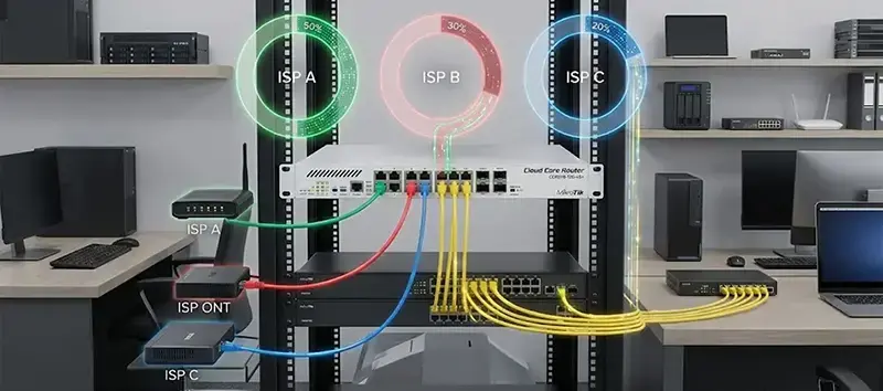 MikroTik Router Multi-WAN