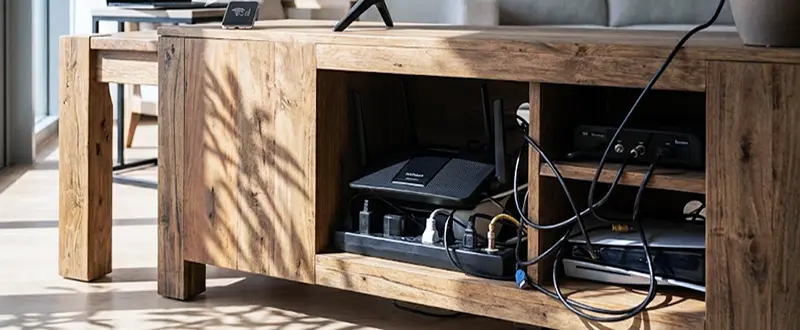 Router Hidden in the Wrong Place