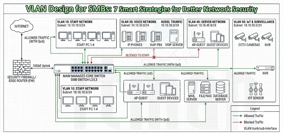 VLAN Design for Small and Medium Businesses
