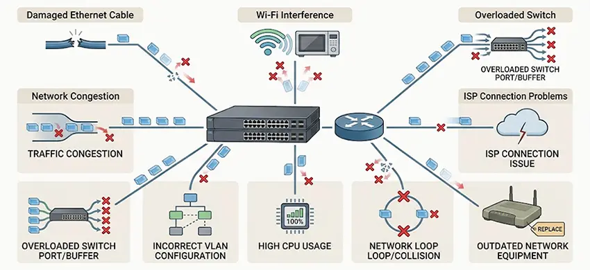 how to fix Packet Loss in a Business Network