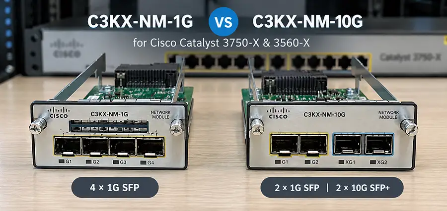 C3KX-NM-1G vs C3KX-NM-10G Differences for Cisco 3750X & 3560X