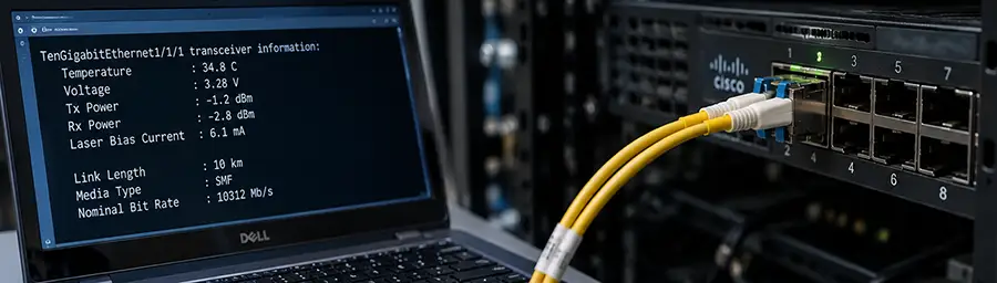 Check Tx and Rx Optical Power