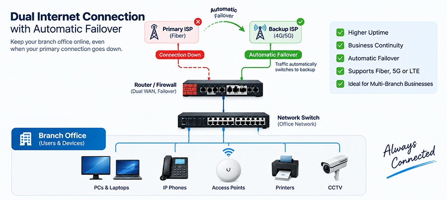 Consider Internet Redundancy