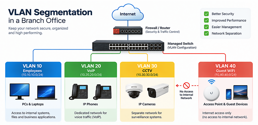 Use VLANs to Separate Network Traffic