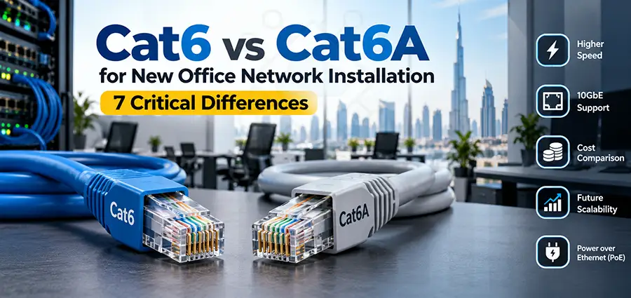 Cat6 vs Cat6A for New Office Network Installation