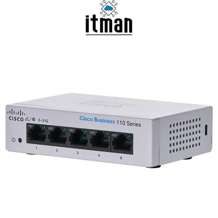 Cisco CBS110-5T-D 5-Port Gigabit Unmanaged Network Switch