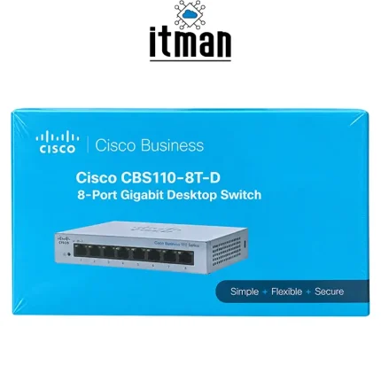 Cisco CBS110-8T-D 8-Port Gigabit Unmanaged Network Switch